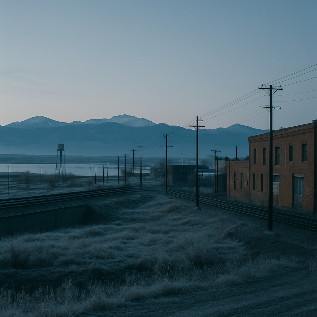 News photograph: A Sharp Overnight Freeze Follows the Chinook Across the Flats