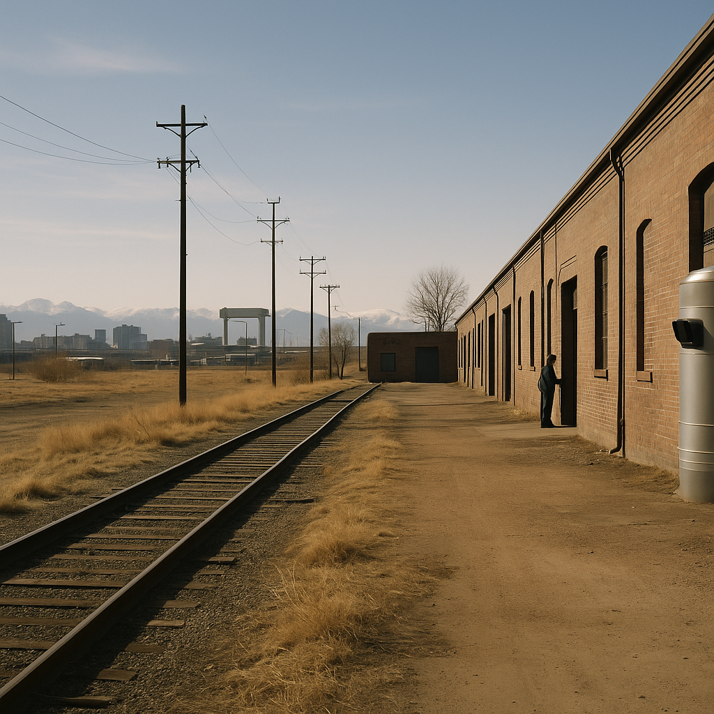 News photograph: A Long, Dry Friday Lets the Rail District Work With Its Doors Open