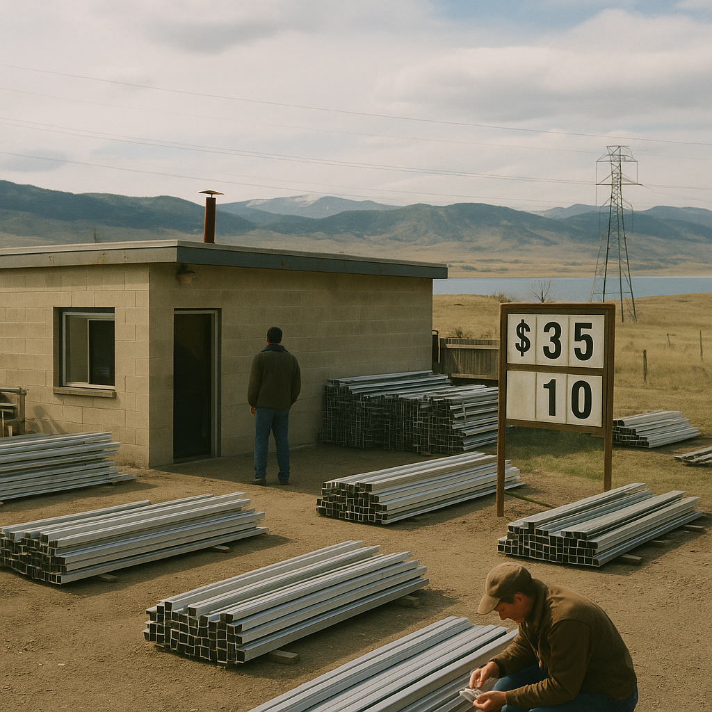 News photograph: Pueblo Remelt Opens a Spring Allotment of Recovered Aluminum