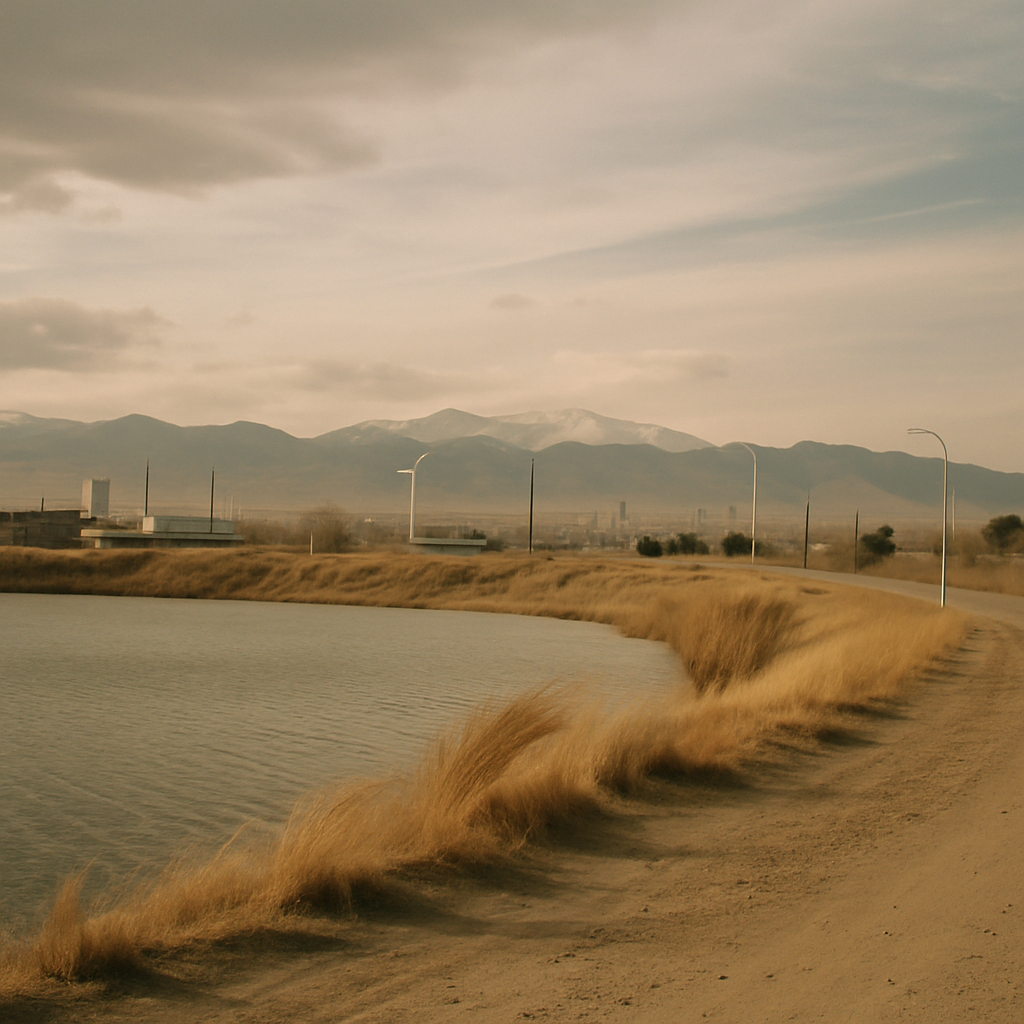 News photograph: A Warm, Windy Afternoon Brings the First Long Outdoor Workday of Spring