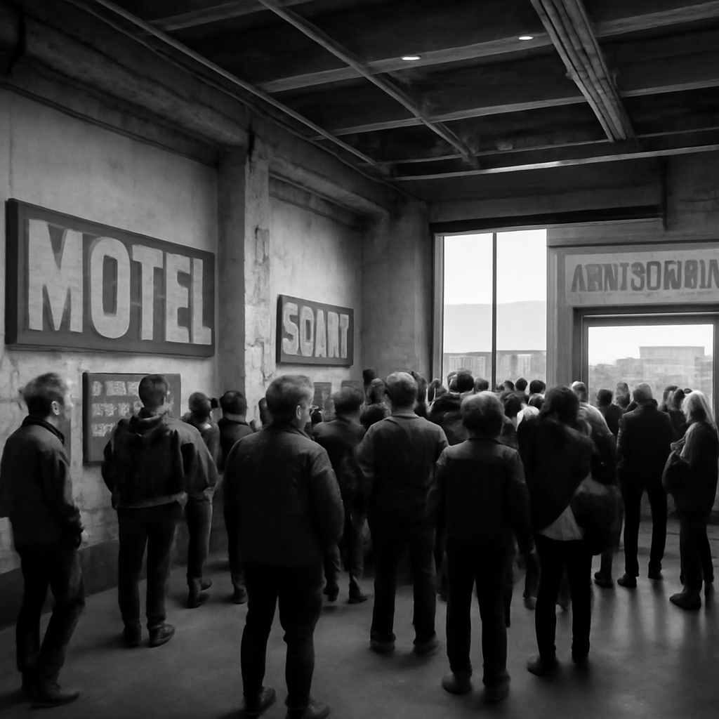 News photograph: Union Station Opens a Small Exhibition of Hand-Painted Signs From the Old Interior West